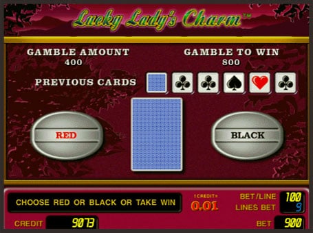 Риск игра в автомате Lucky Lady's Charm